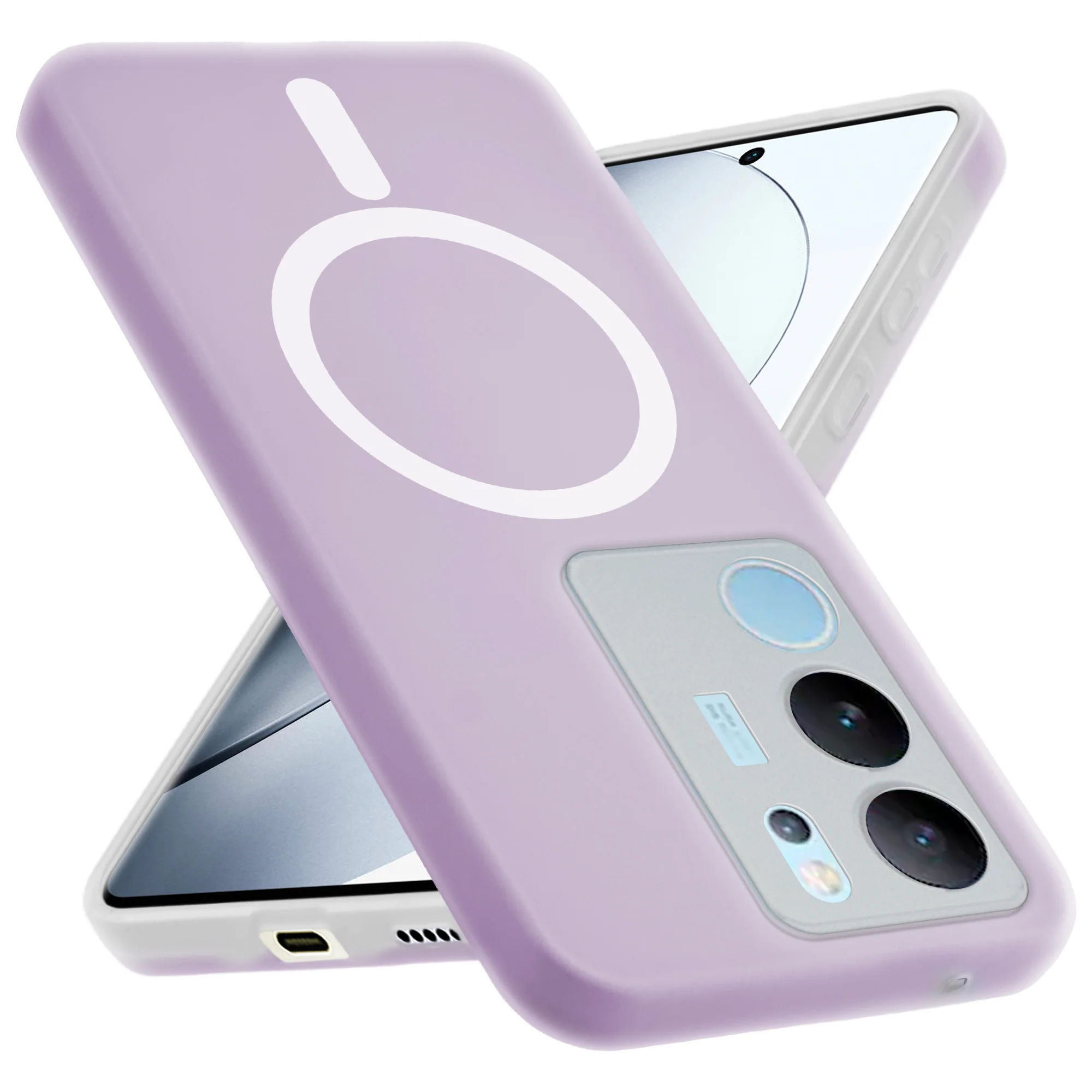 Classic Matte Silicone Back Case for Vivo V29 5G - Image 29
