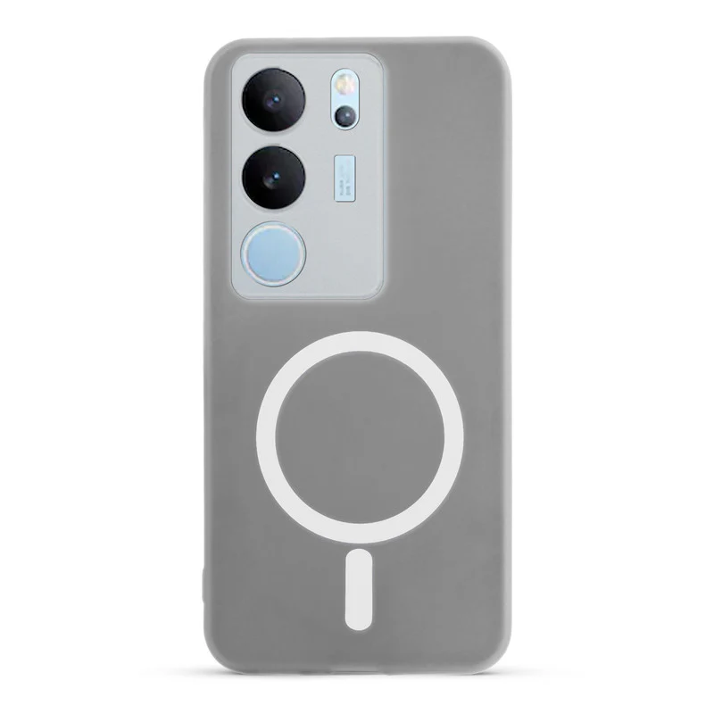 Classic Matte Silicone Back Case for Vivo V29 Pro 5G - Image 4