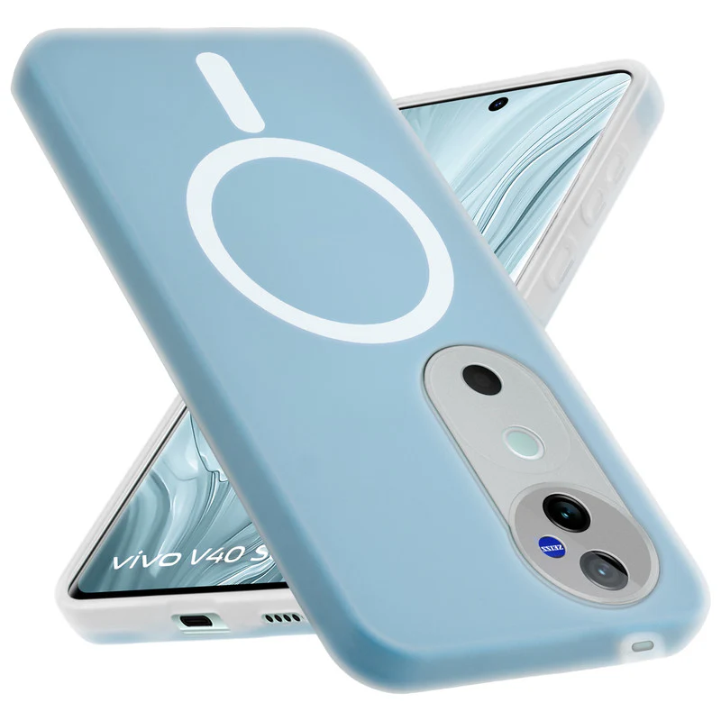 Classic Matte Silicone Back Case for Vivo V40 5G - Image 15