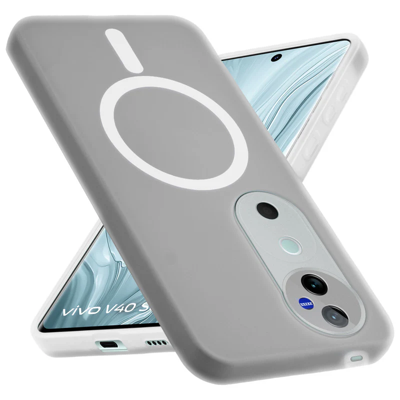 Classic Matte Silicone Back Case for Vivo V40 5G - Image 8