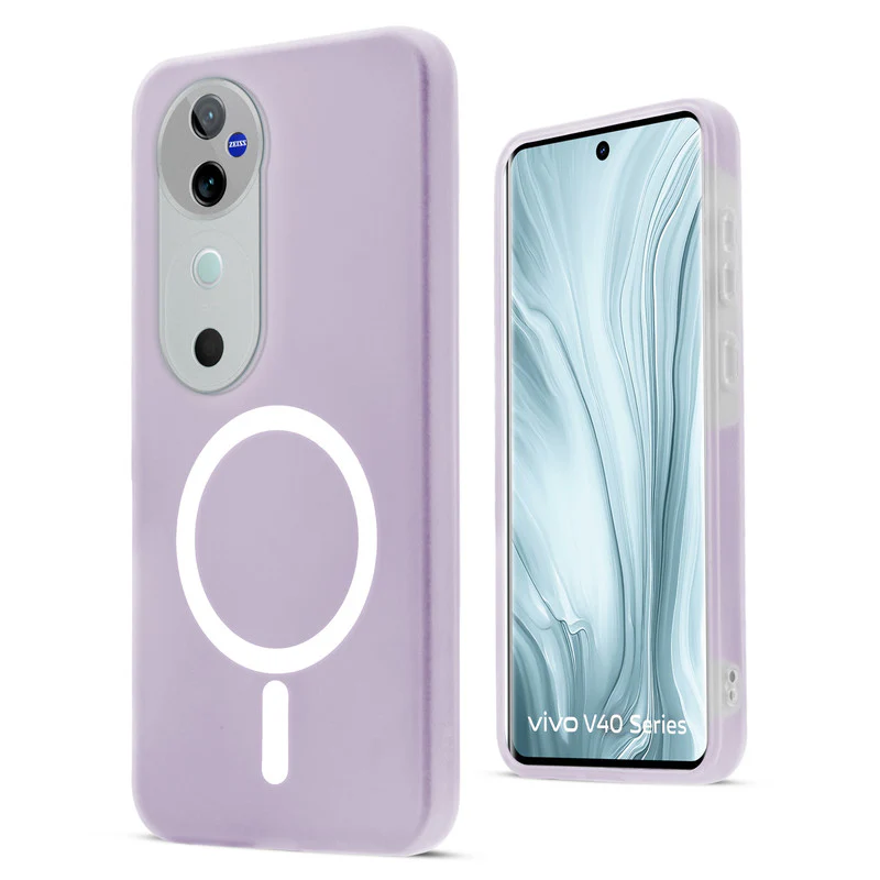 Classic Matte Silicone Back Case for Vivo V40 Pro 5G - Image 28