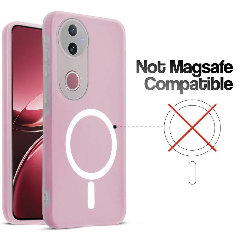 Classic Matte Silicone Back Case for Vivo V50 5G - Image 31
