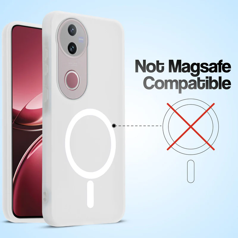 Classic Matte Silicone Back Case for Vivo V50 5G - Image 38
