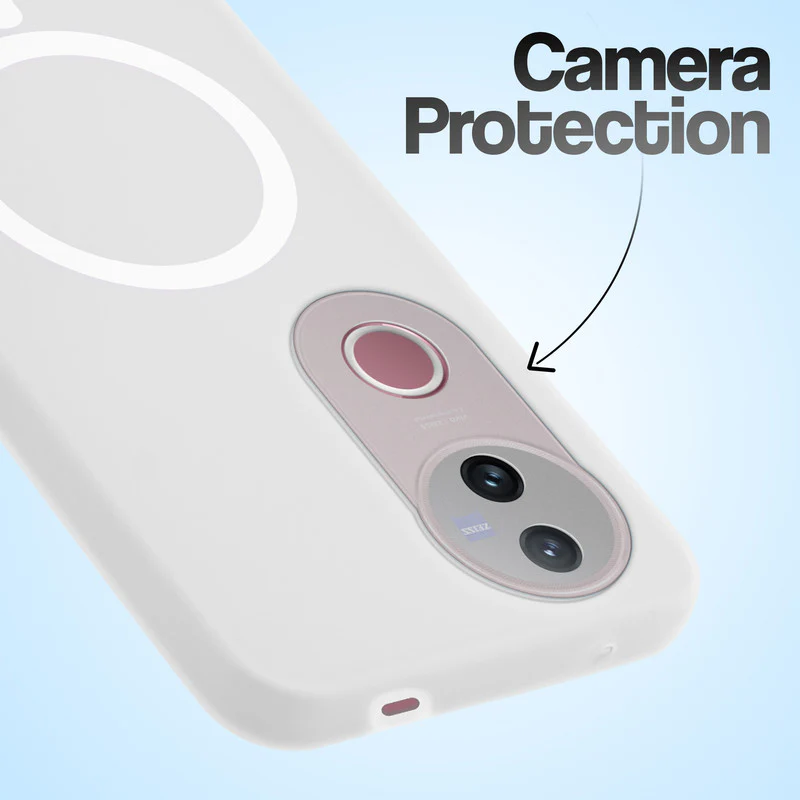 Classic Matte Silicone Back Case for Vivo V50 5G - Image 41
