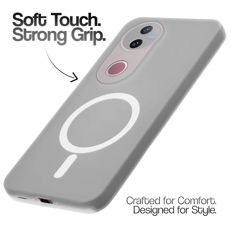 Classic Matte Silicone Back Case for Vivo V50e 5G - Image 12