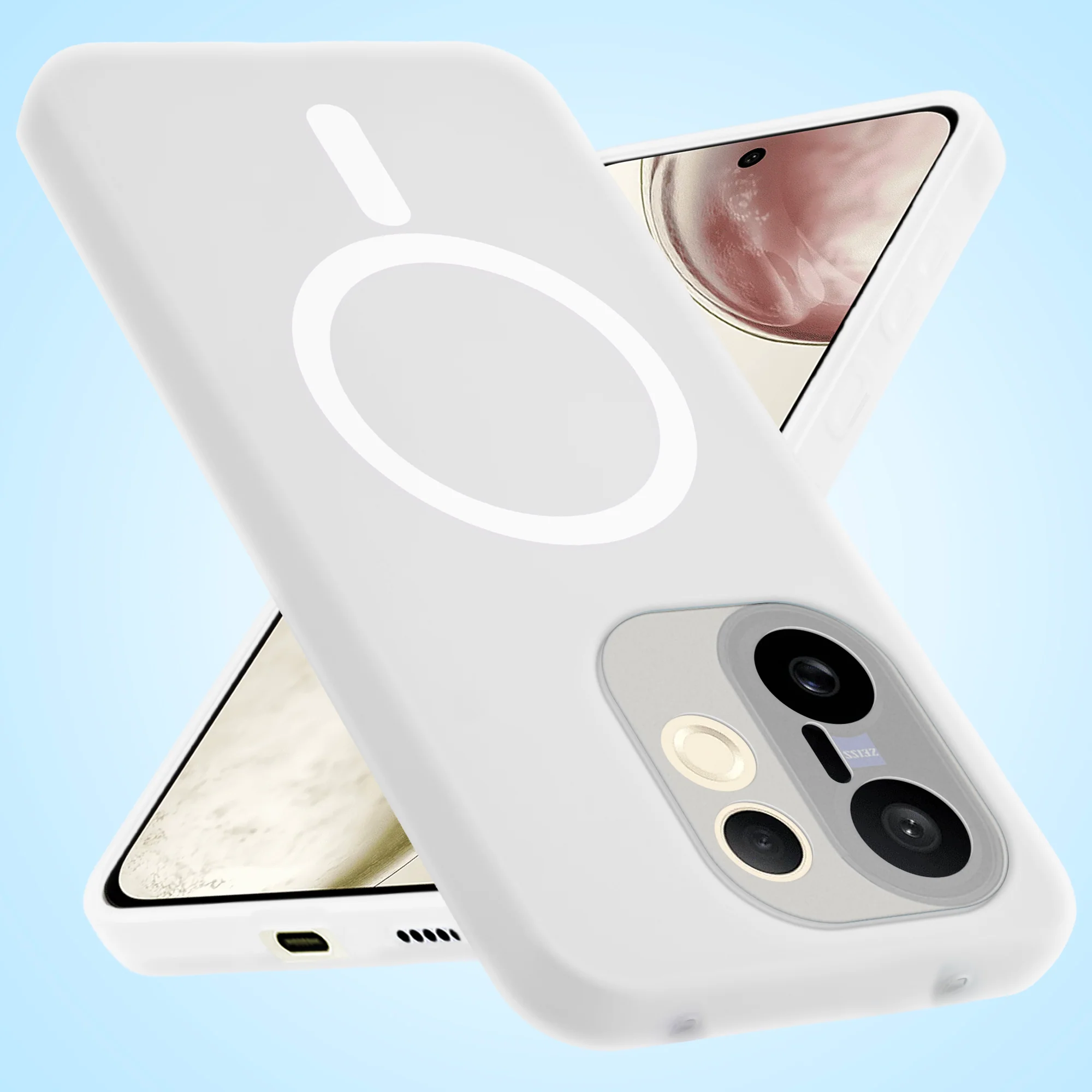 Classic Matte Silicone Back Case for Vivo X200 FE 5G - Image 36