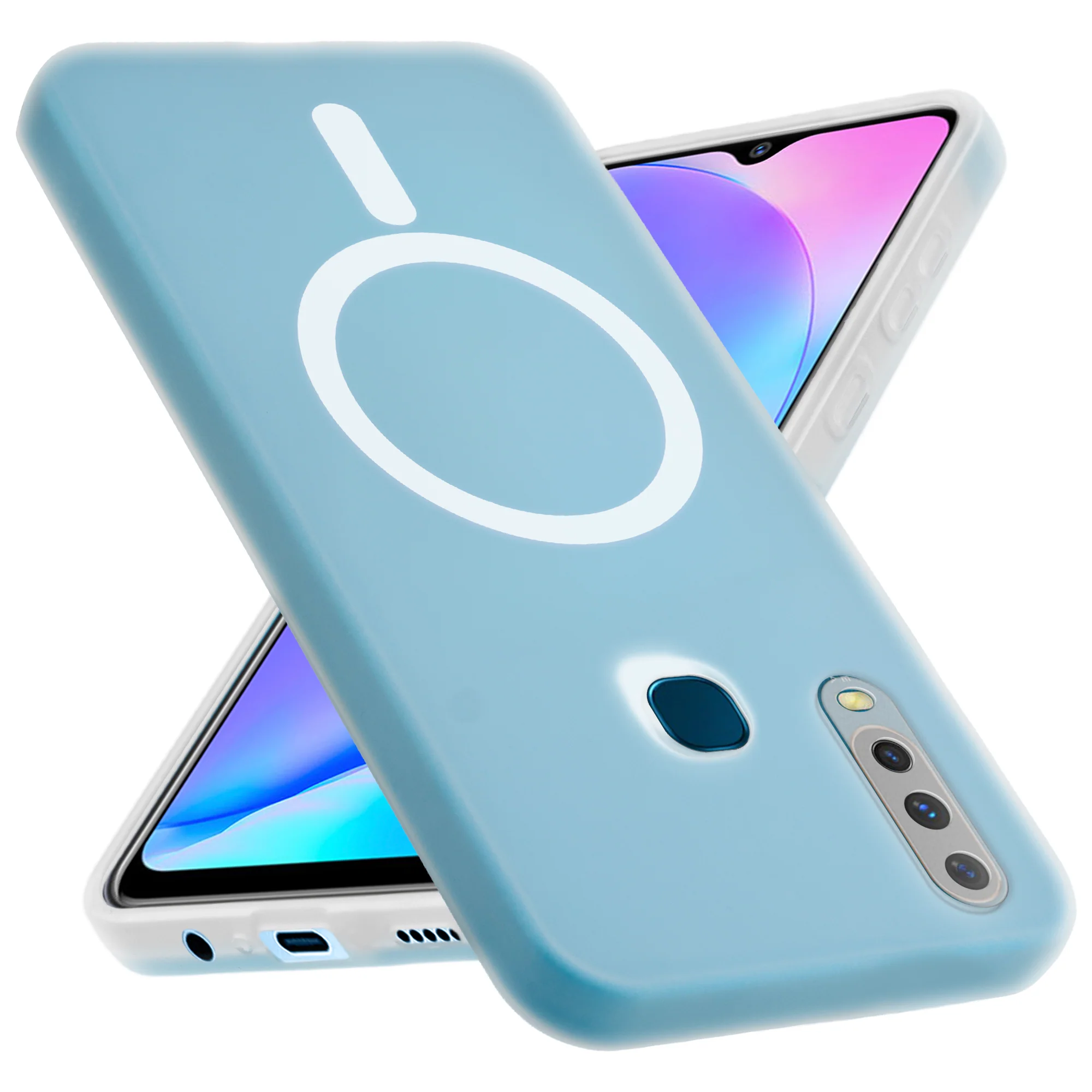 Classic Matte Silicone Back Case for Vivo Y17 - Image 15