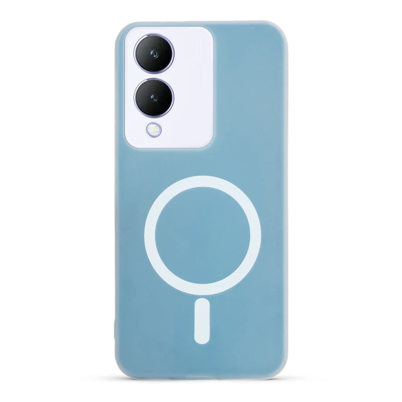Classic Matte Silicone Back Case for Vivo Y17s - Image 18