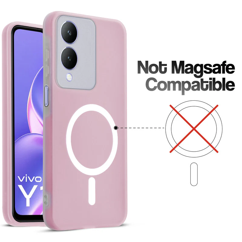 Classic Matte Silicone Back Case for Vivo Y17s - Image 31