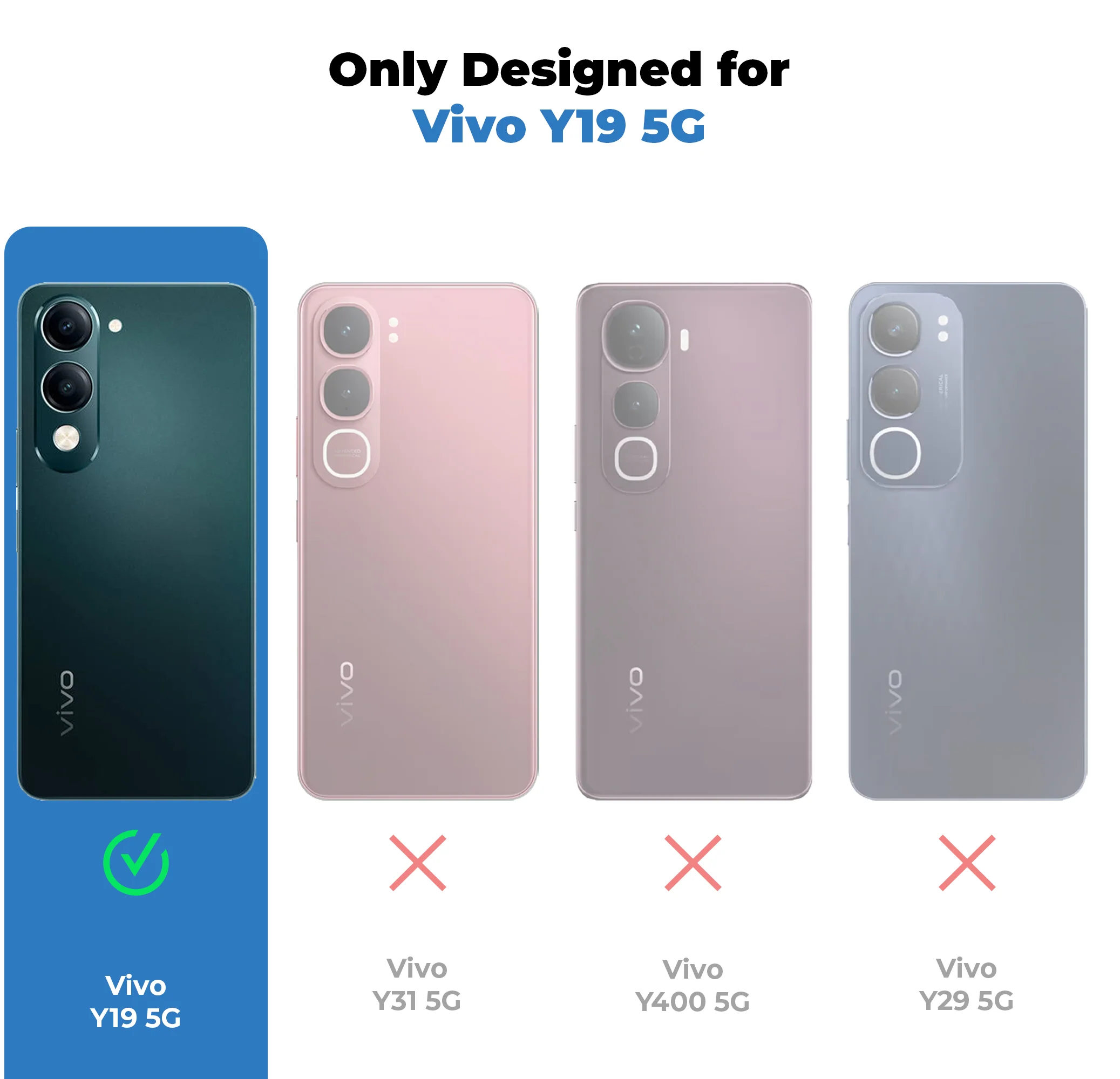 Classic Matte Silicone Back Case for Vivo Y19 5G - Image 16