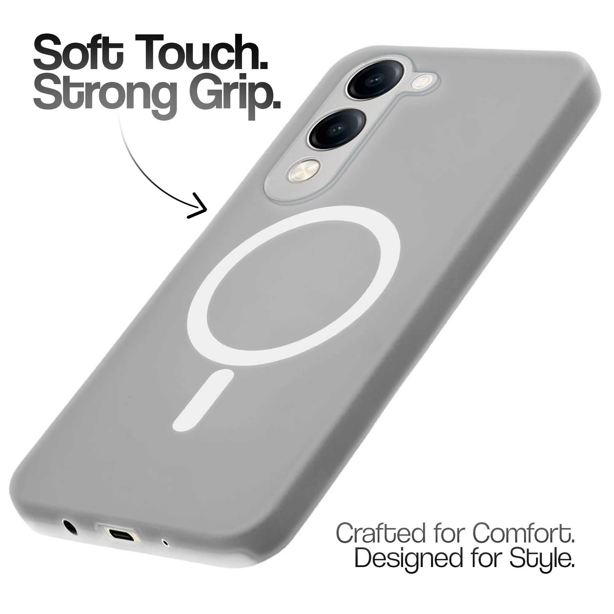 Classic Matte Silicone Back Case for Vivo Y19e - Image 12