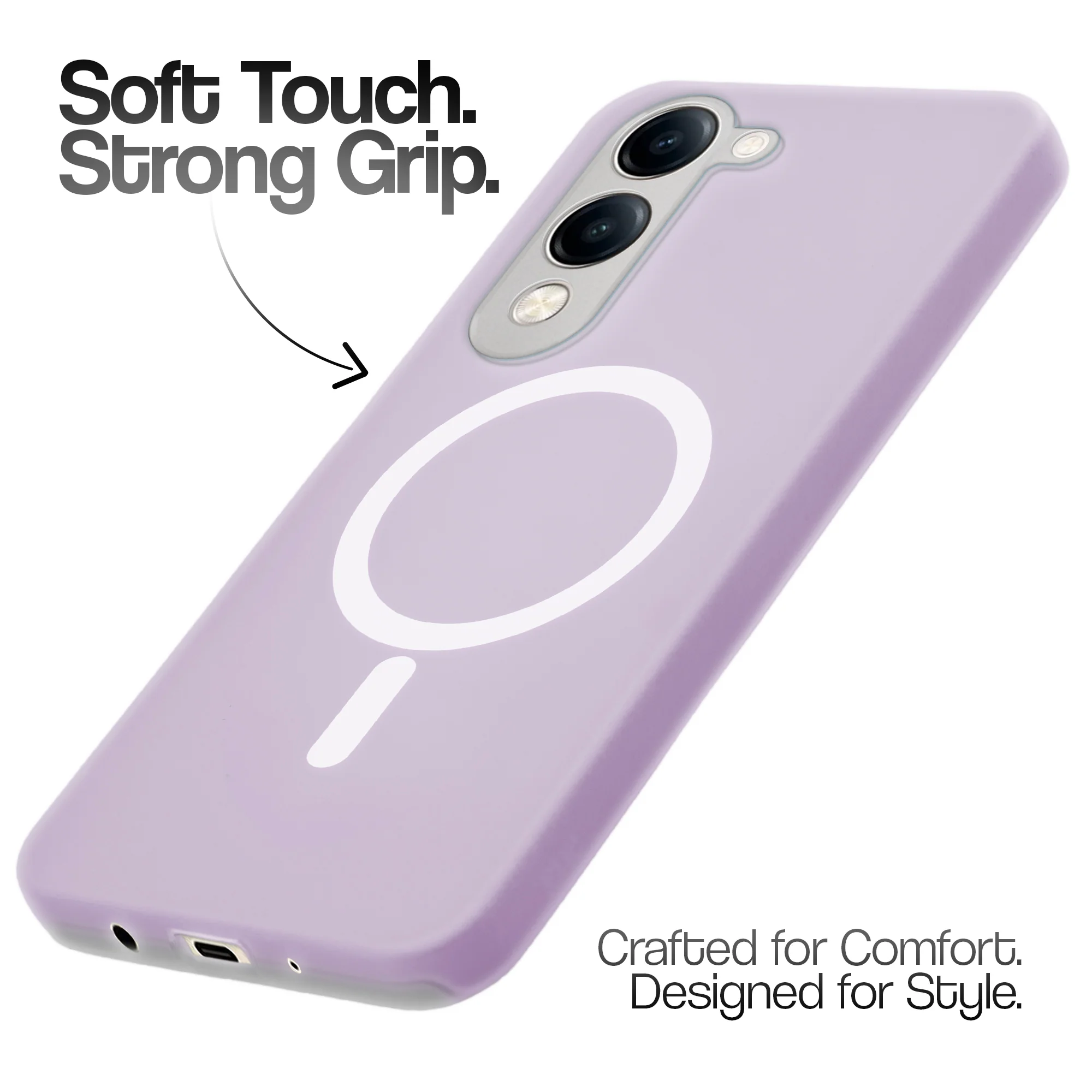 Classic Matte Silicone Back Case for Vivo Y19e - Image 26