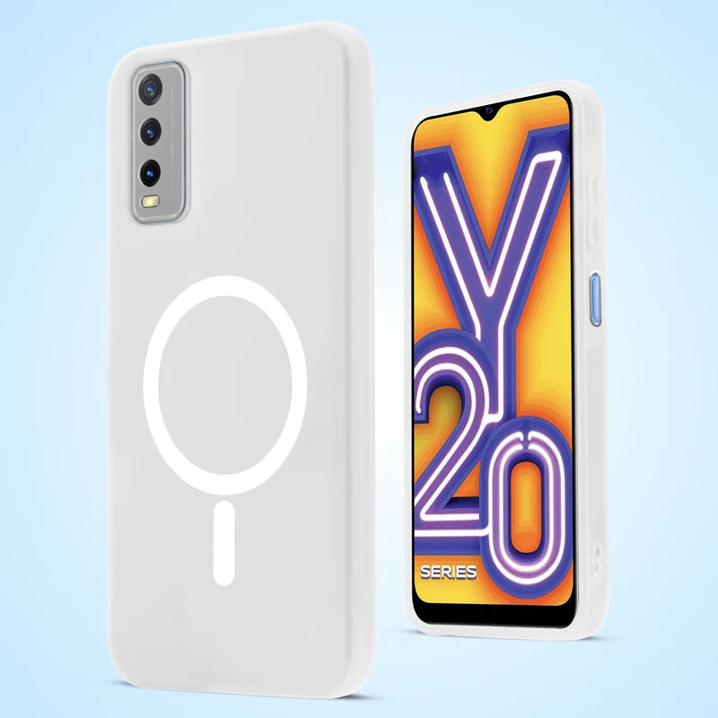 Classic Matte Silicone Back Case for Vivo Y20 - Image 42