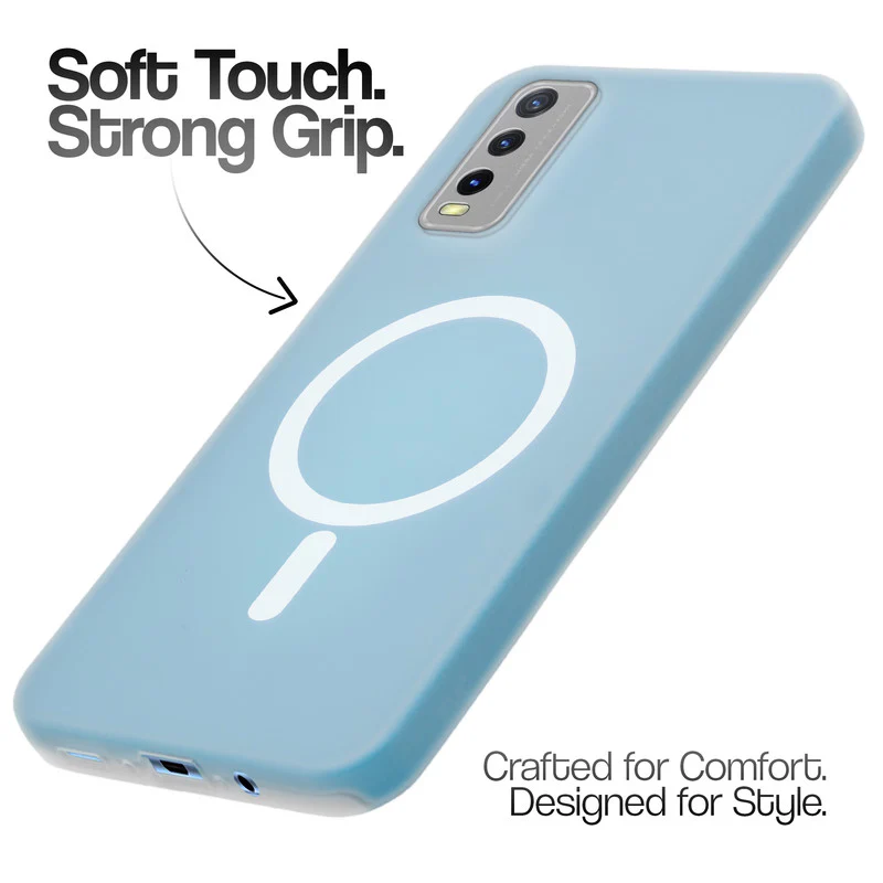 Classic Matte Silicone Back Case for Vivo Y20A - Image 19