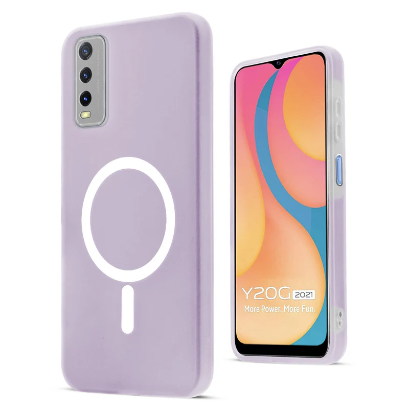 Classic Matte Silicone Back Case for Vivo Y20G - Image 28