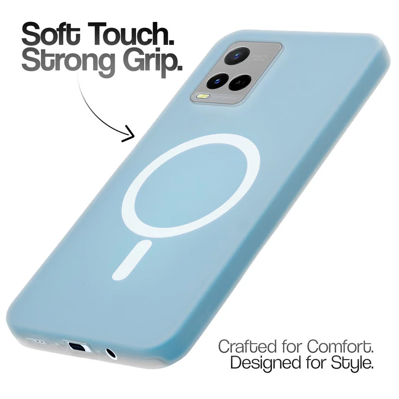 Classic Matte Silicone Back Case for Vivo Y21 - Image 19