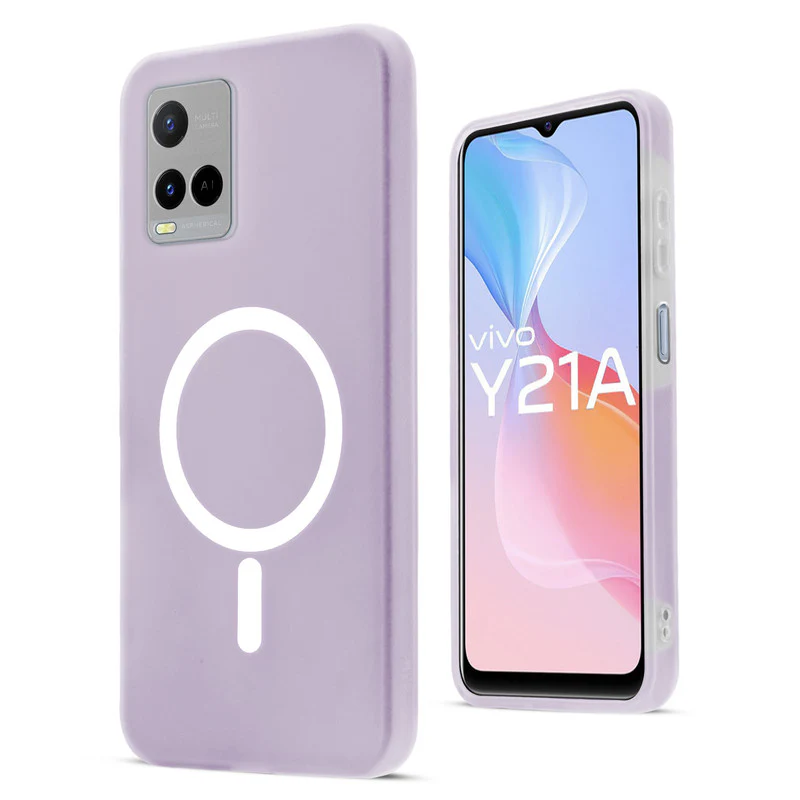 Classic Matte Silicone Back Case for Vivo Y21A - Image 28