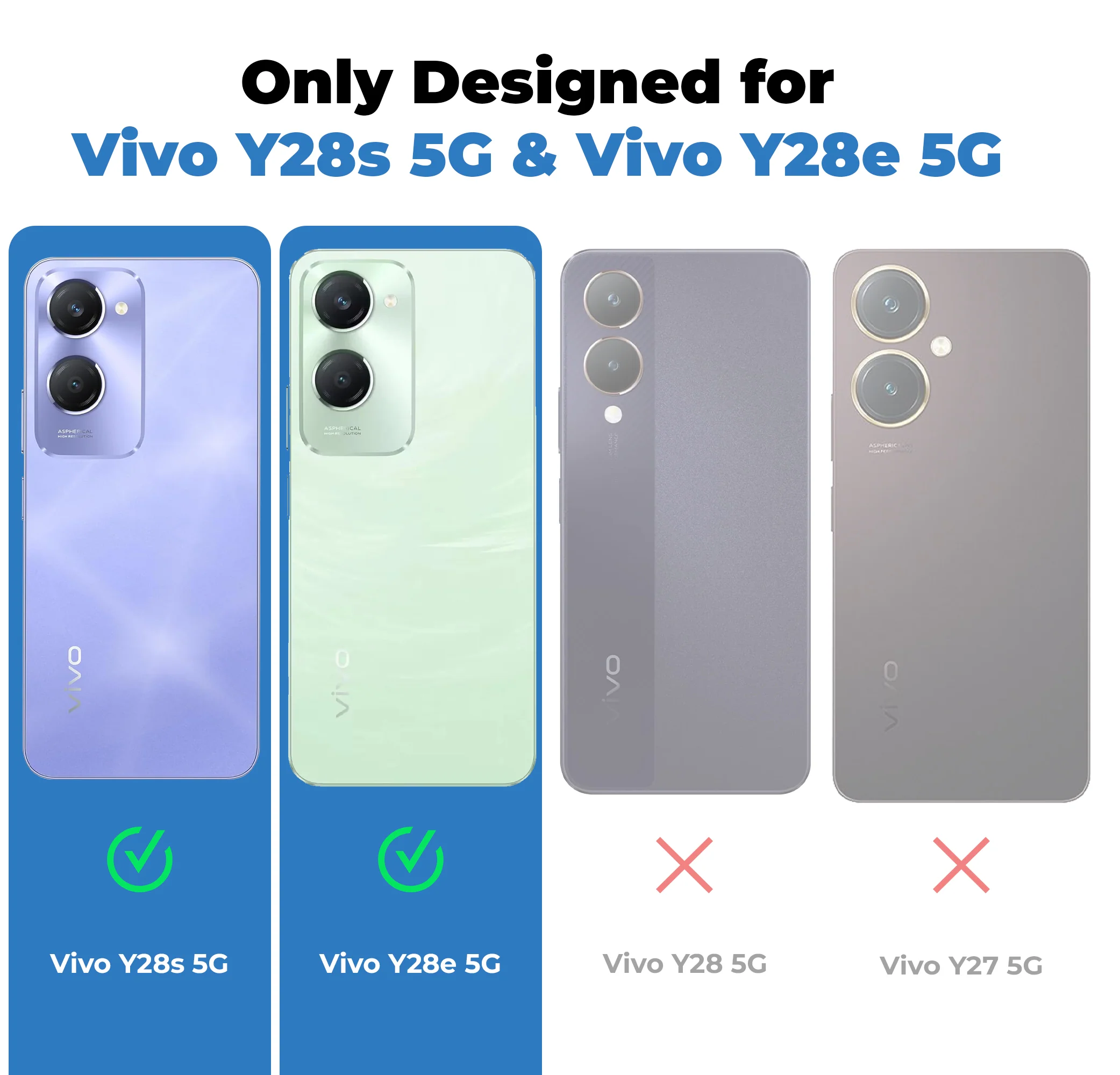 Classic Matte Silicone Back Case for Vivo Y28e 5G - Image 23