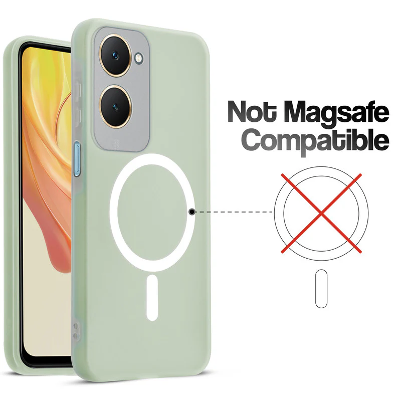 Classic Matte Silicone Back Case for Vivo Y28e 5G - Image 3