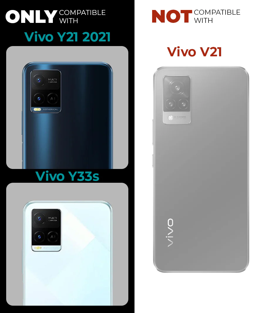 Classic Matte Silicone Back Case for Vivo Y33S - Image 9