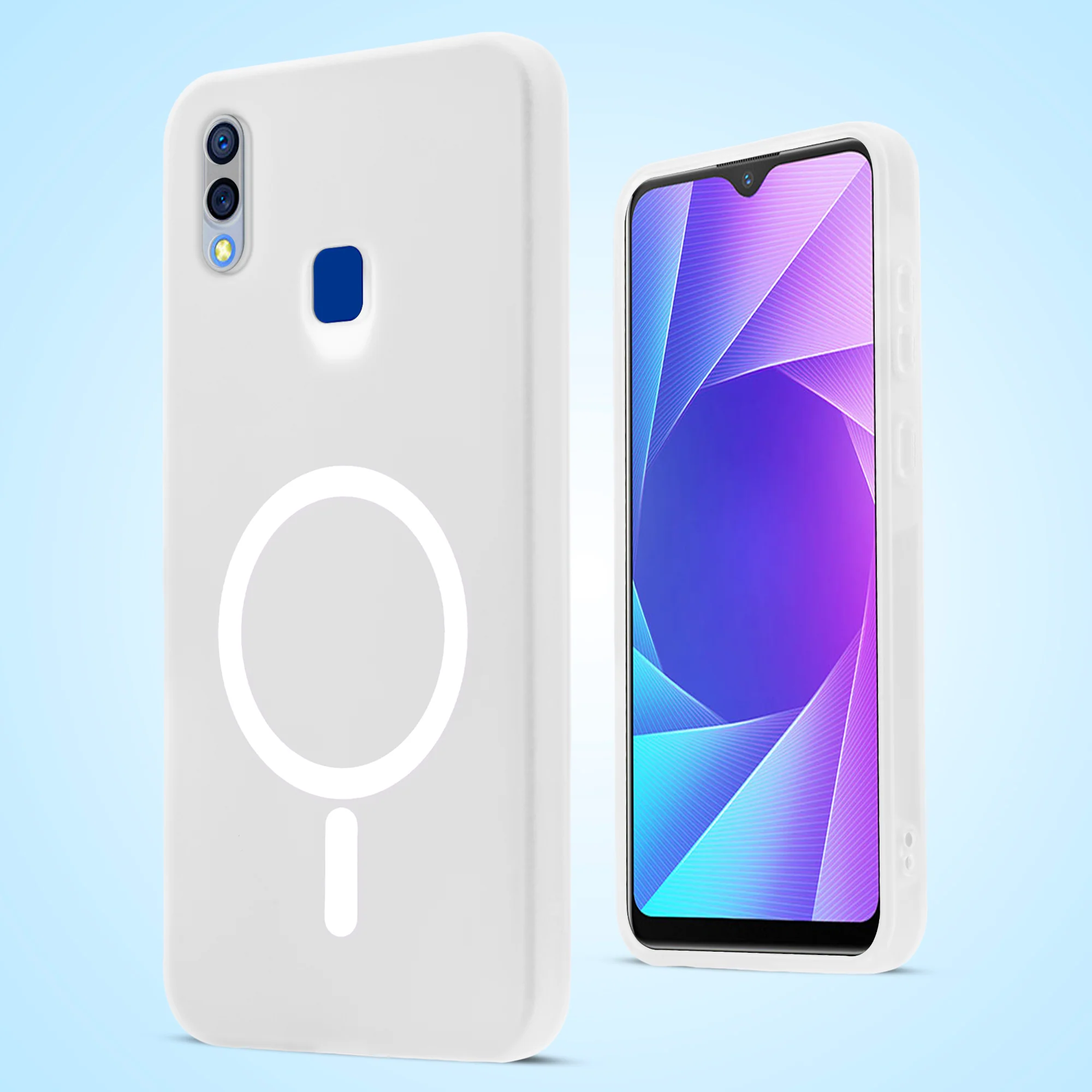 Classic Matte Silicone Back Case for Vivo Y95 - Image 42