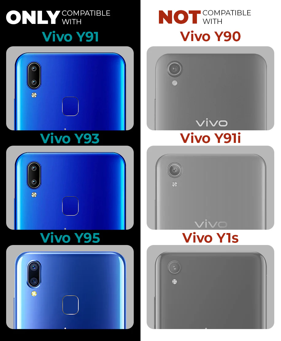 Classic Matte Silicone Back Case for Vivo Y95 - Image 9