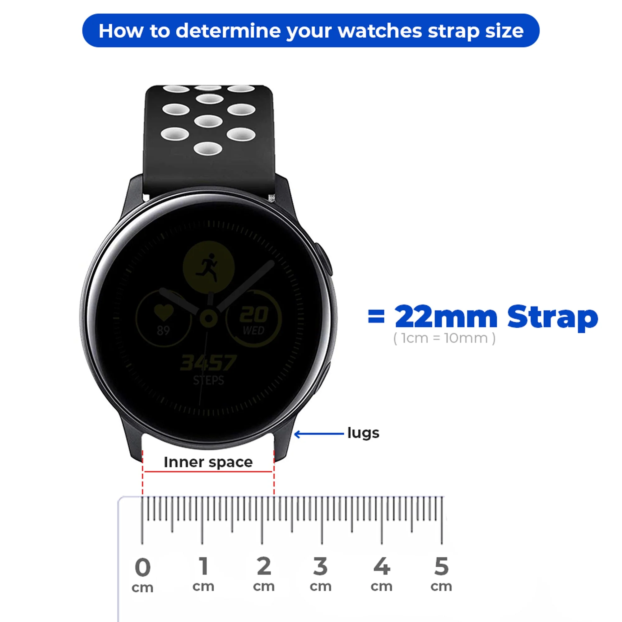 Classic Textured Flexible Silicone Watch Strap - (Only Strap) - Image 34