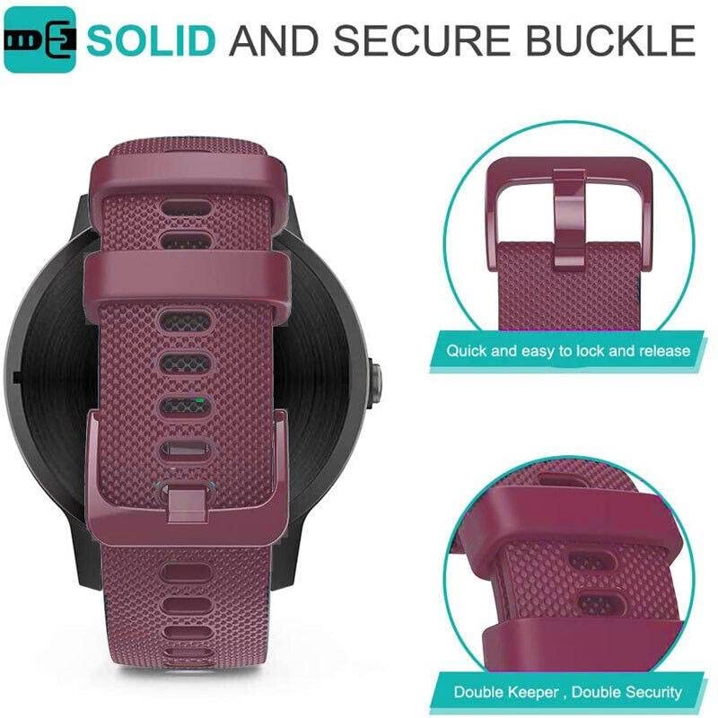 Classic Textured Flexible Silicone Watch Strap - (Only Strap) - Image 56