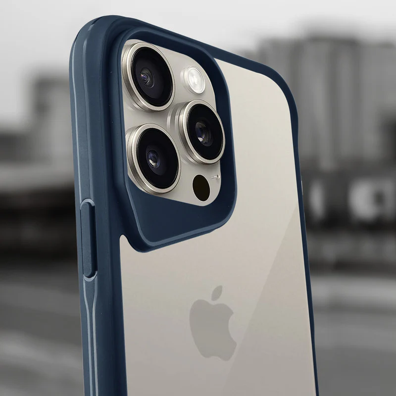 Clear Transparent Case with Silicone Frame Back Cover for Apple iPhone 15 Pro - Image 11