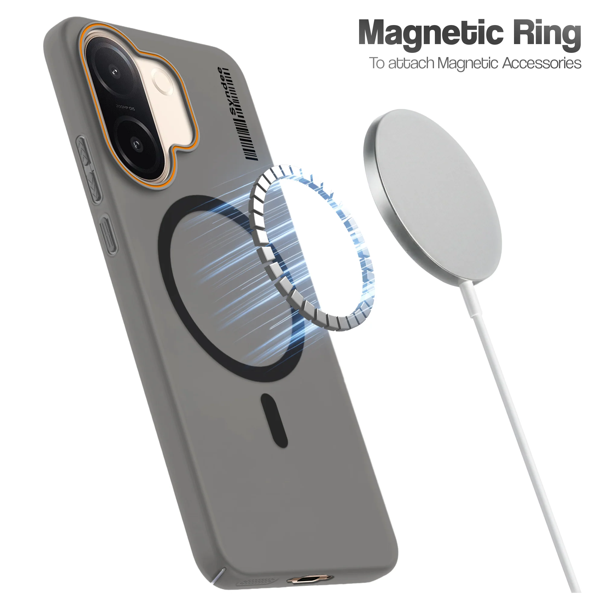 Colourful Frosted Matte With Raised Camera Protection Back Cover Case For Vivo V60e 5G - Image 3