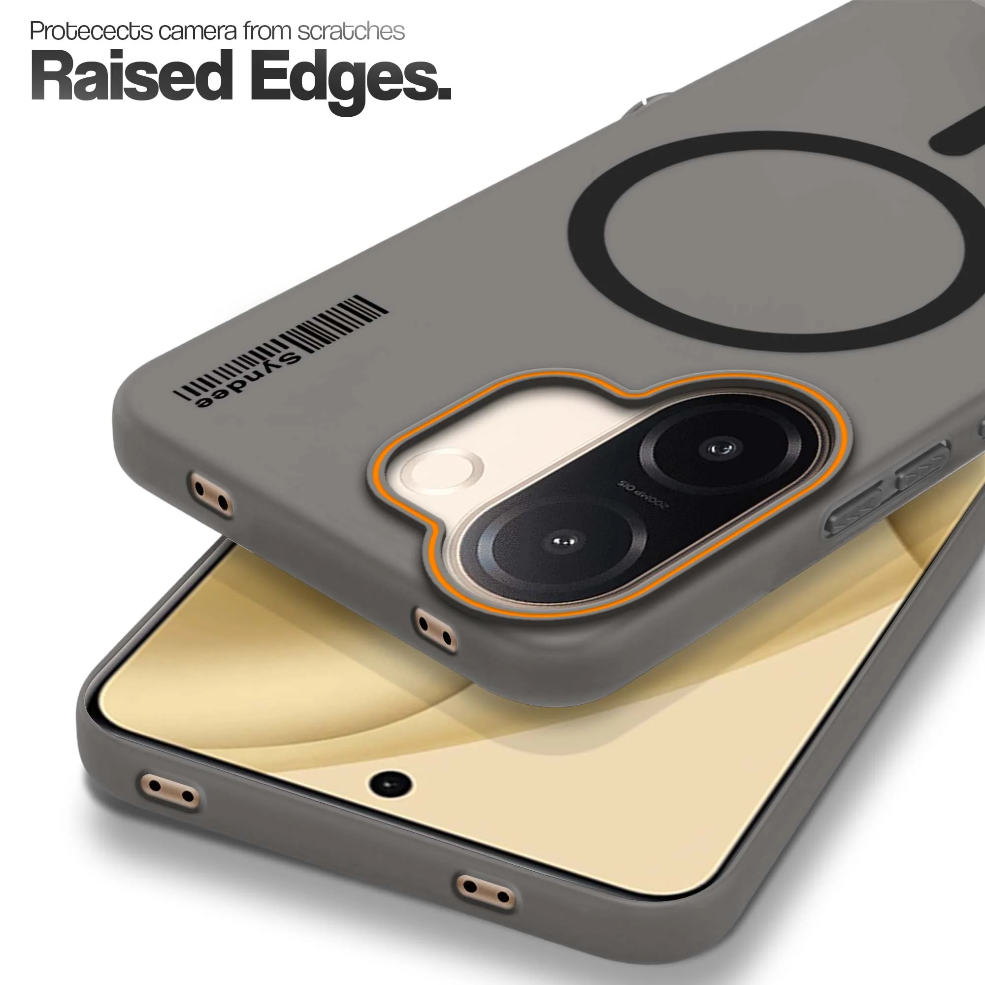 Colourful Frosted Matte With Raised Camera Protection Back Cover Case For Vivo V60e 5G - Image 4