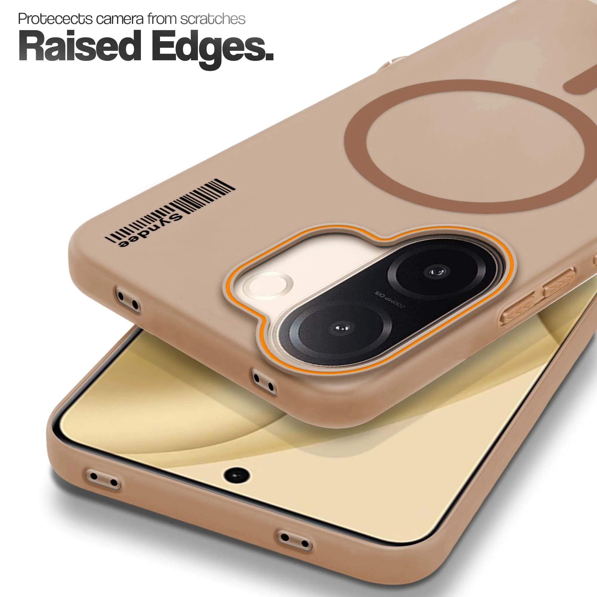 Colourful Frosted Matte With Raised Camera Protection Back Cover Case For Vivo V60e 5G - Image 9
