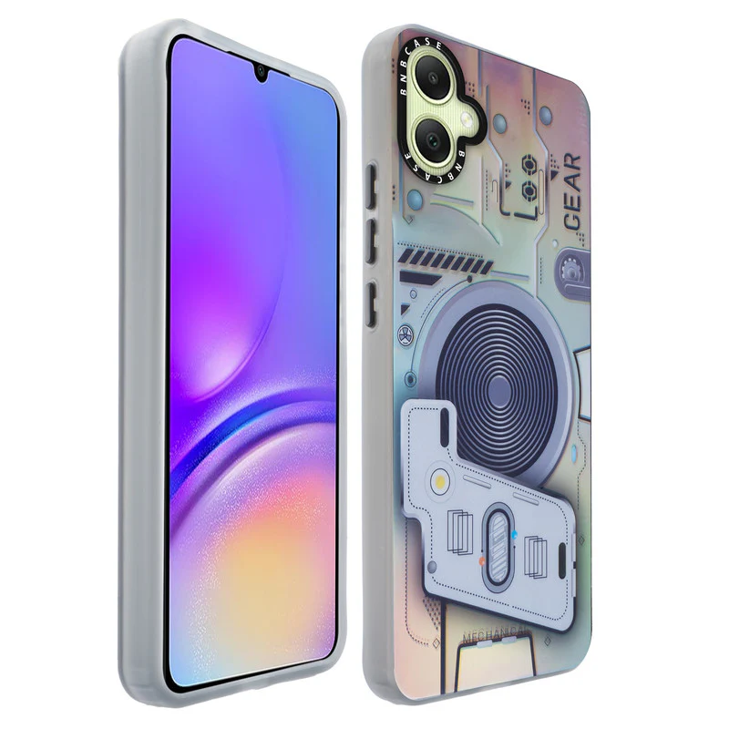 Colorful Reflective Circuit Prints Hard Back Protector Case For Samsung A05 - Image 15