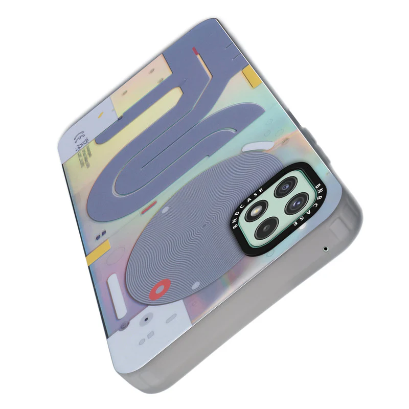 Colorful Reflective Circuit Prints Hard Back Protector Case For Samsung A22 5G - Image 45