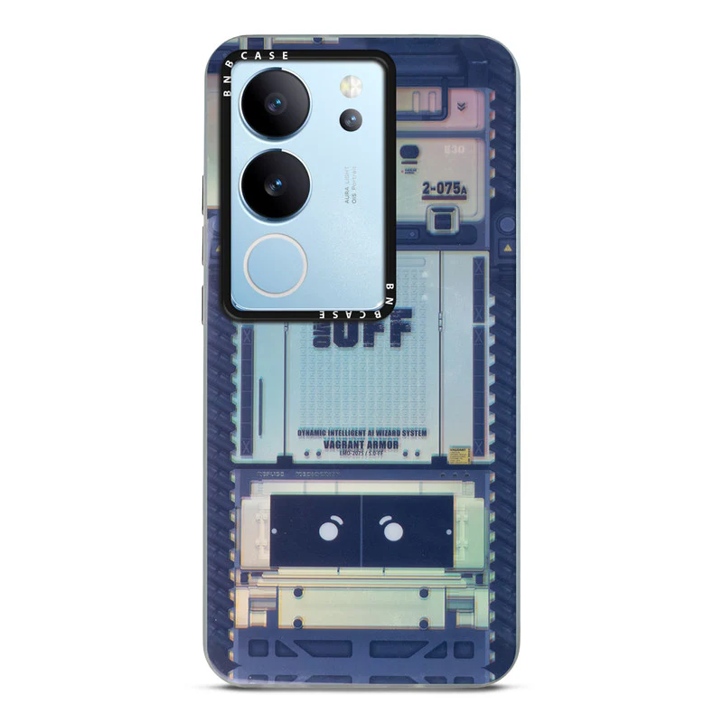 Colorful Reflective Circuit Prints Hard Back Protector Case For Vivo V29 5G - Image 31
