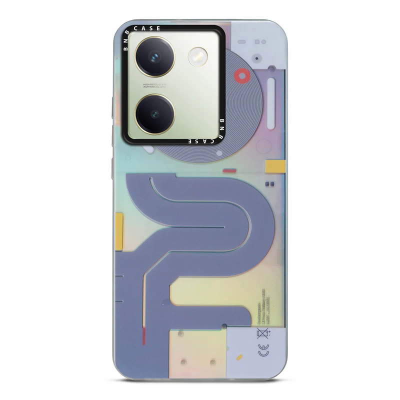 Colorful Reflective Circuit Prints Hard Back Protector Case For Vivo Y200 Pro 5G - Image 31
