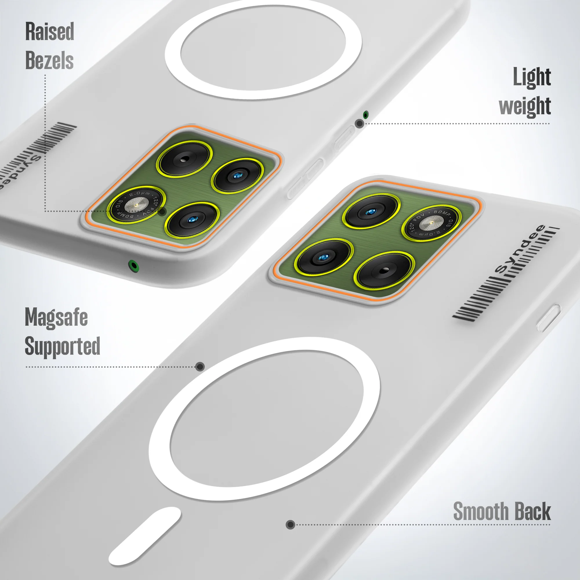 Colourful Frosted Matte Wireless Charging Support Back Cover Case for Motorola Moto Edge 70 5G With Raised Camera Protection - Image 16