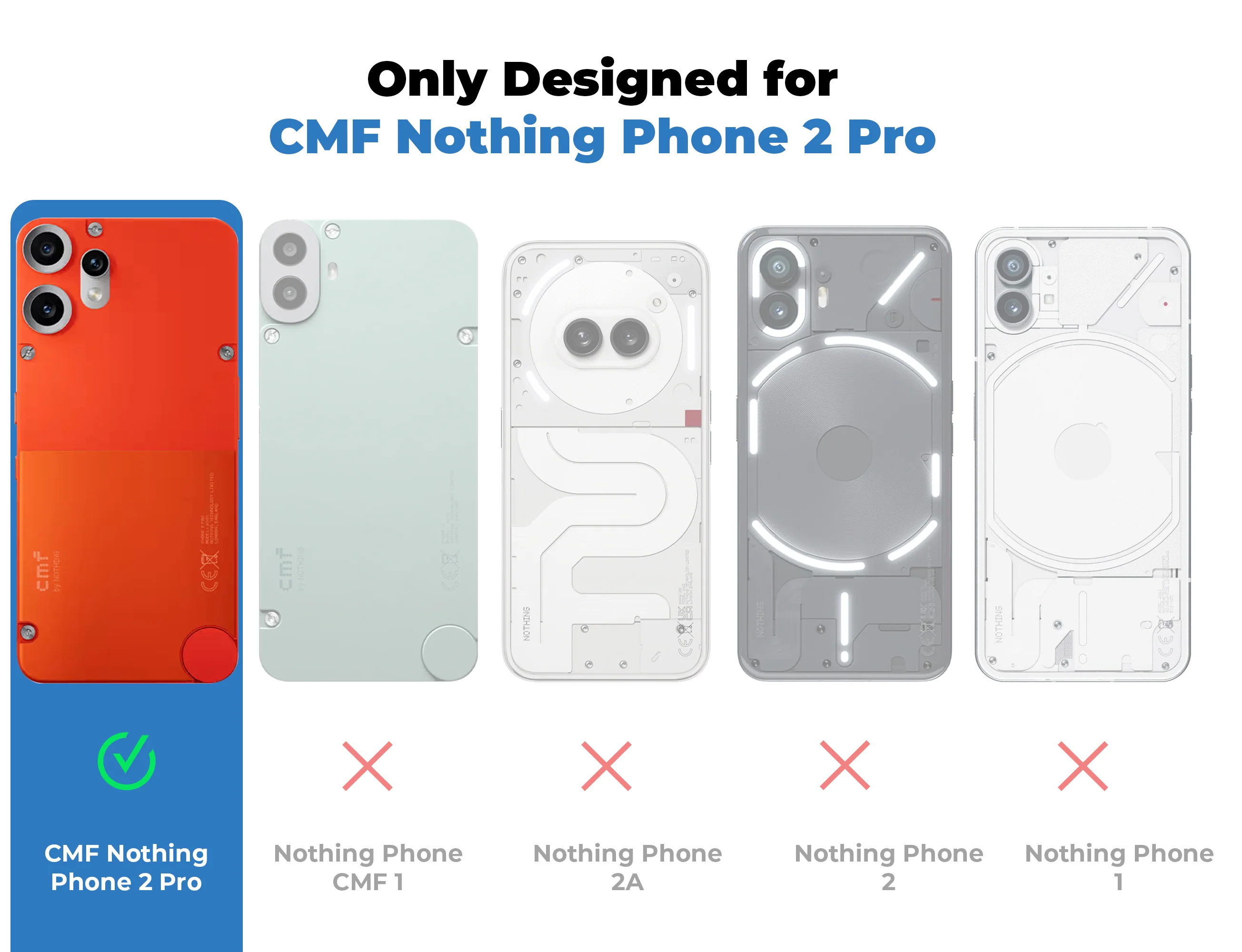 Compact Stylish Hard Case For CMF Nothing Phone 2 Pro - Image 16