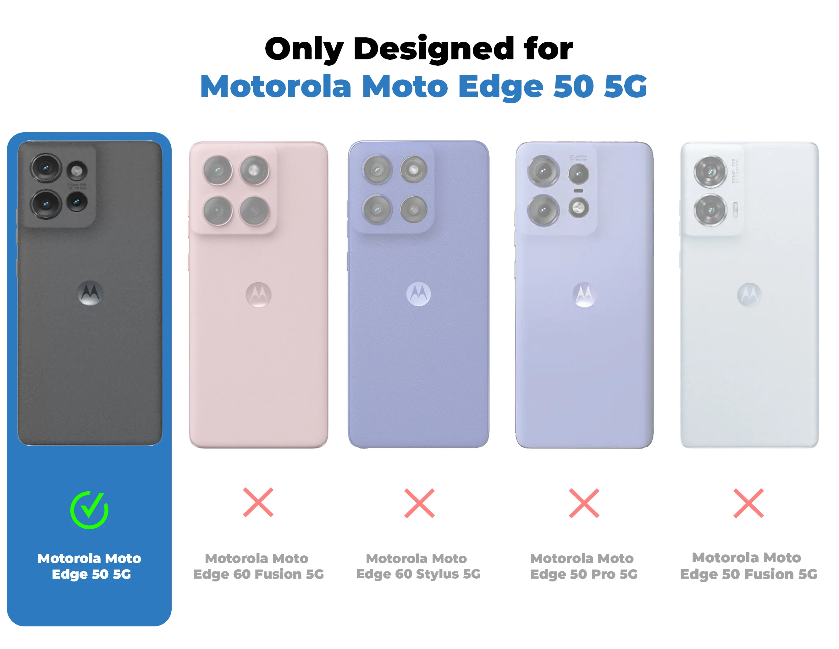 Compact Stylish Hard Case For Motorola Moto Edge 50 5G - Image 16