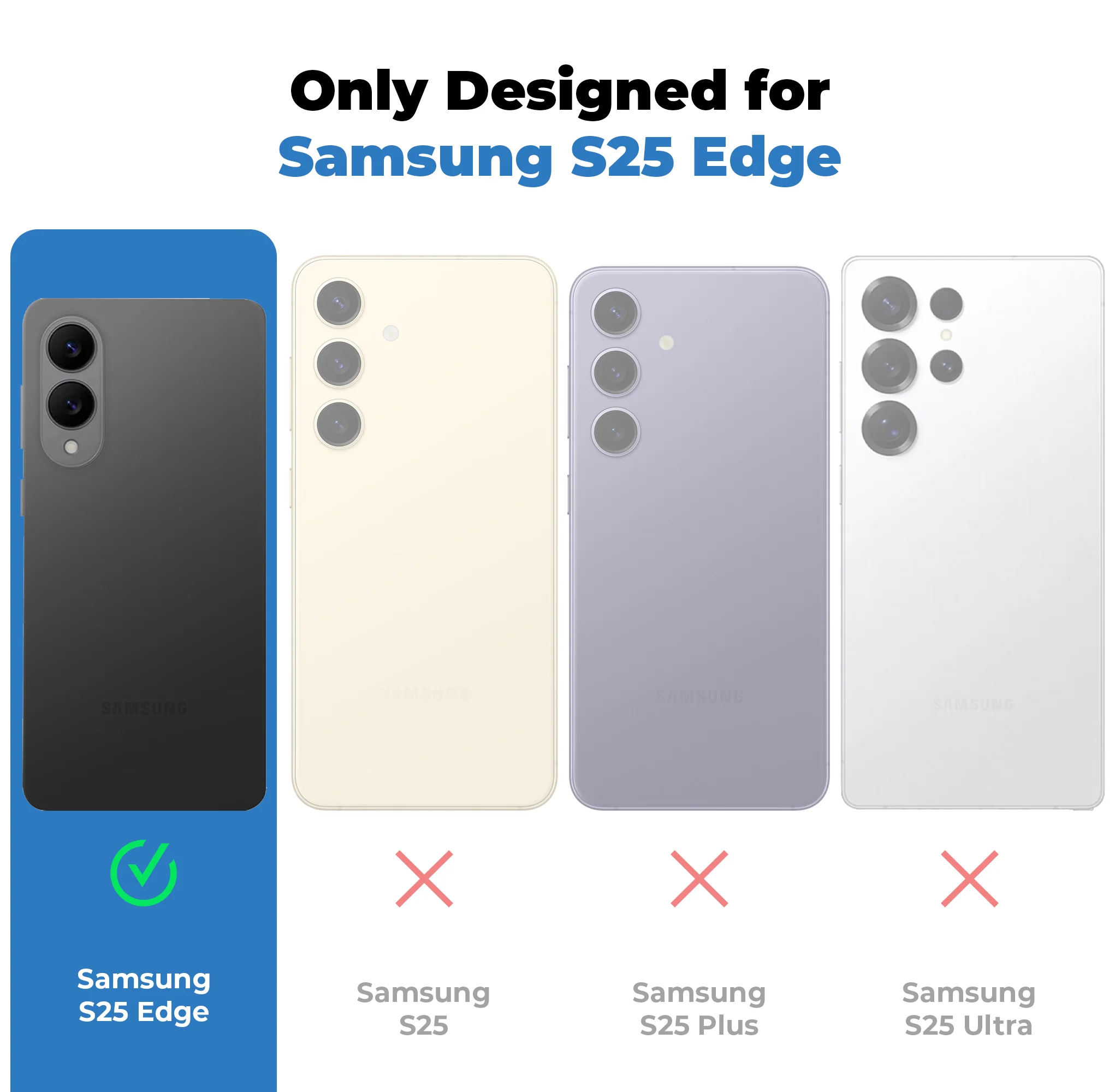 Compact Stylish Hard Case For Samsung S25 Edge 5G - Image 23