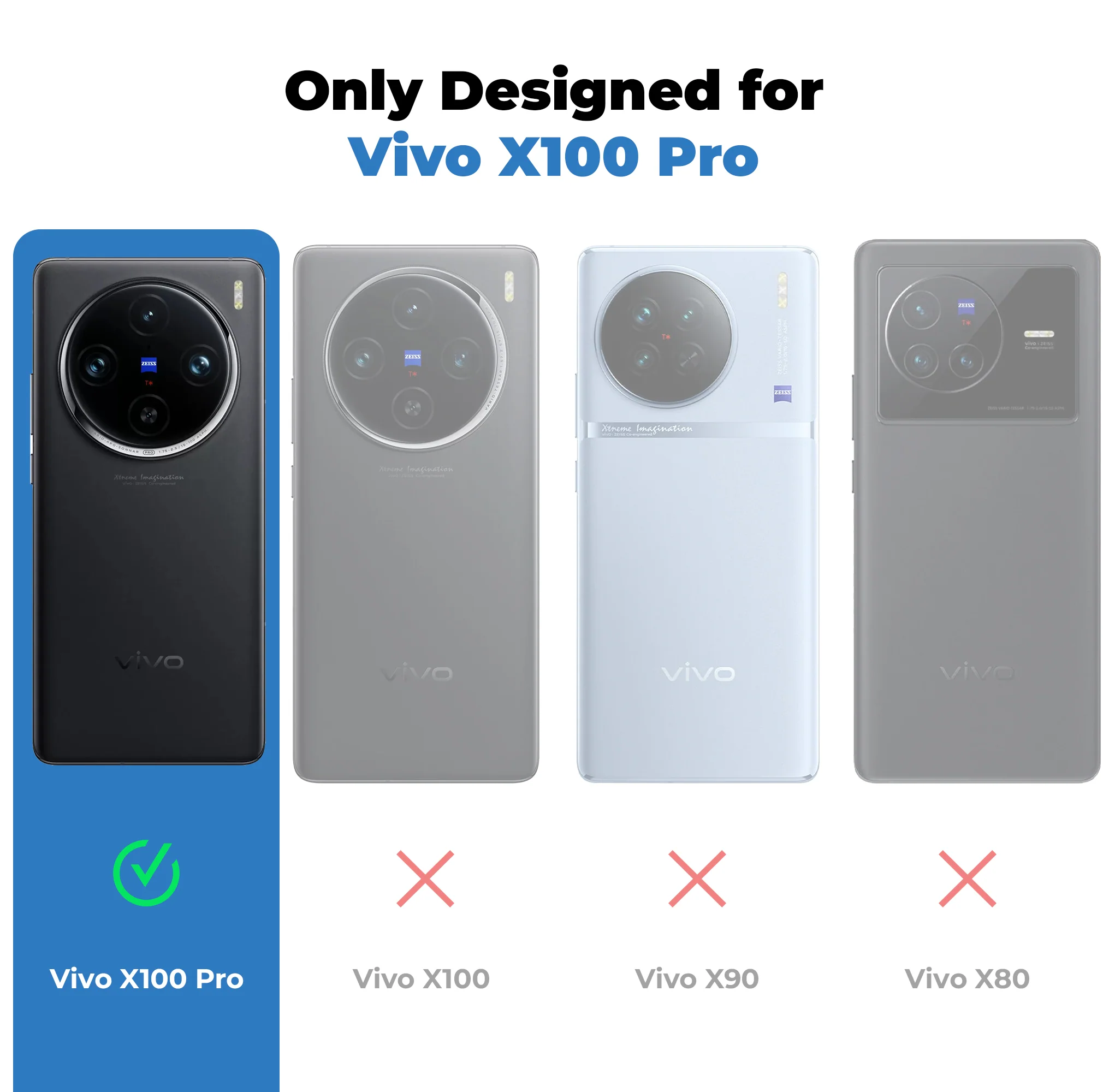 Compact Stylish Hard Case For Vivo X100 Pro 5G - Image 16