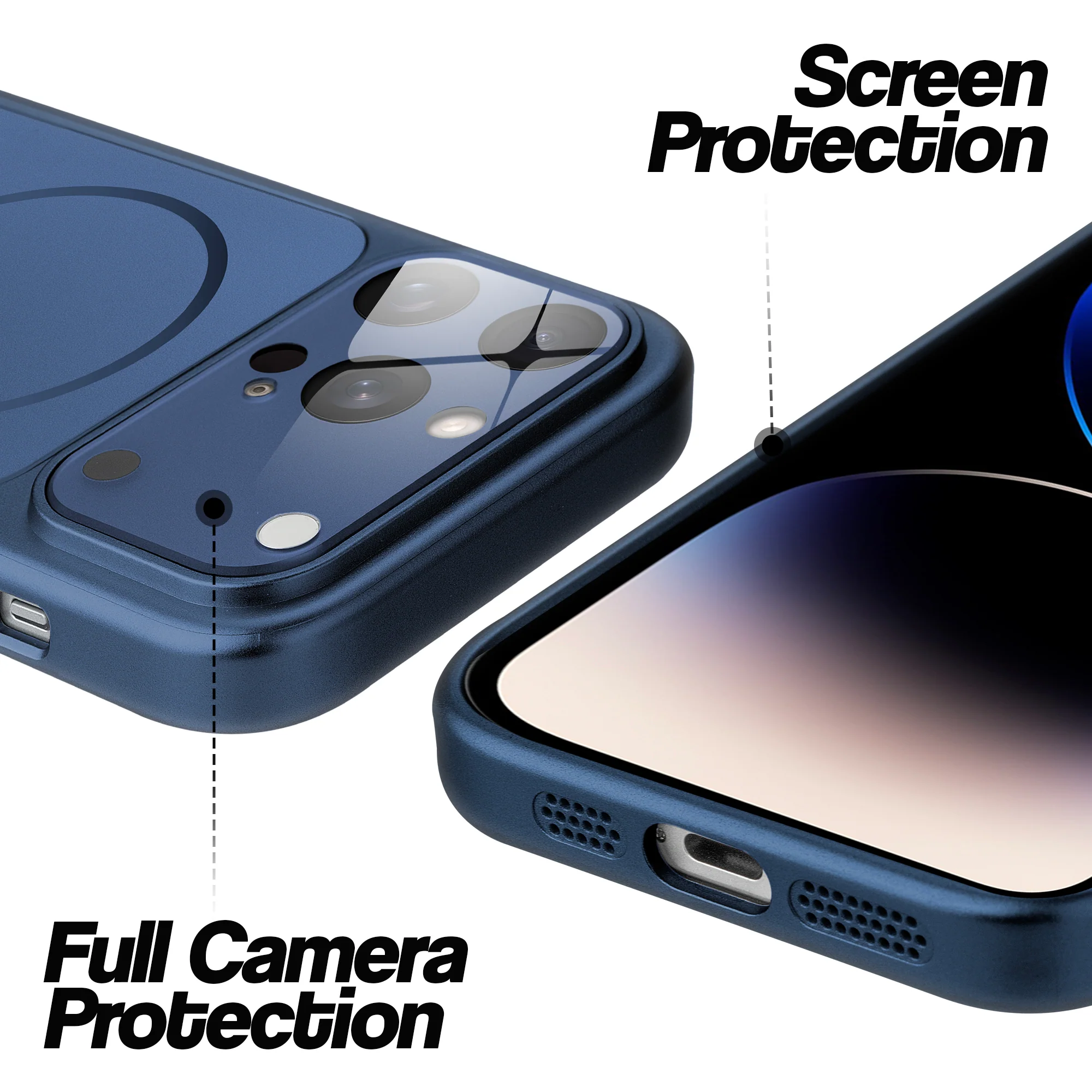 Premium Converter Back Cover Case for Apple iPhone 14 Pro with Full Camera Protection - Image 17