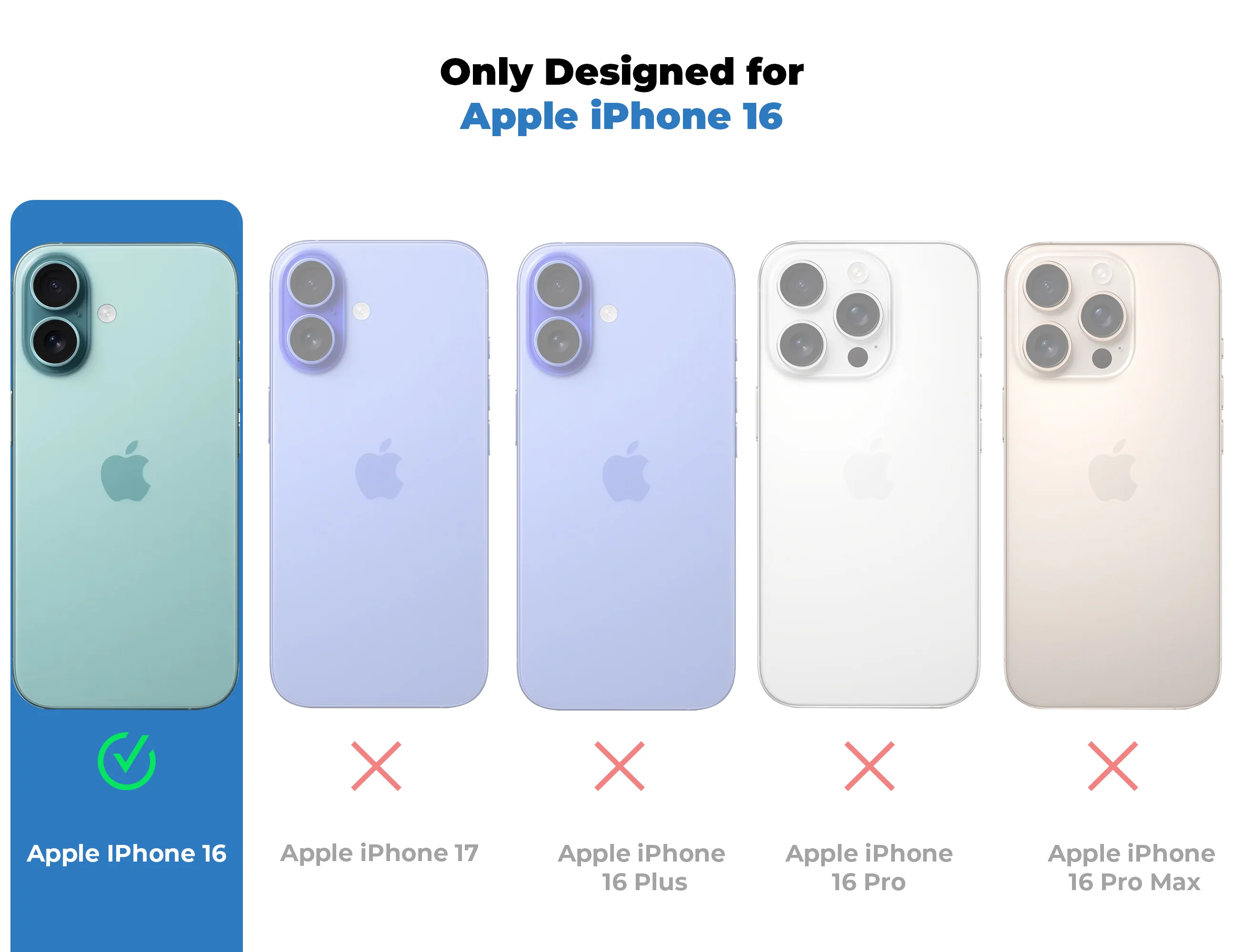 Premium Converter Back Cover Case for Apple iPhone 16 with Full Camera Protection - Image 16