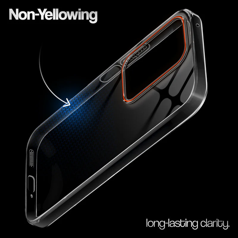 Crystal Clear Anti-Yellow Transparent Back Cover Case With Camera Ring Protection for Realme Narzo 90x 5G
