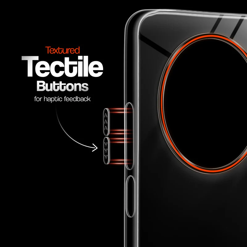 Crystal Clear Anti-Yellow Transparent Back Cover Case With Camera Ring Protection for Redmi A4 5G - Image 4