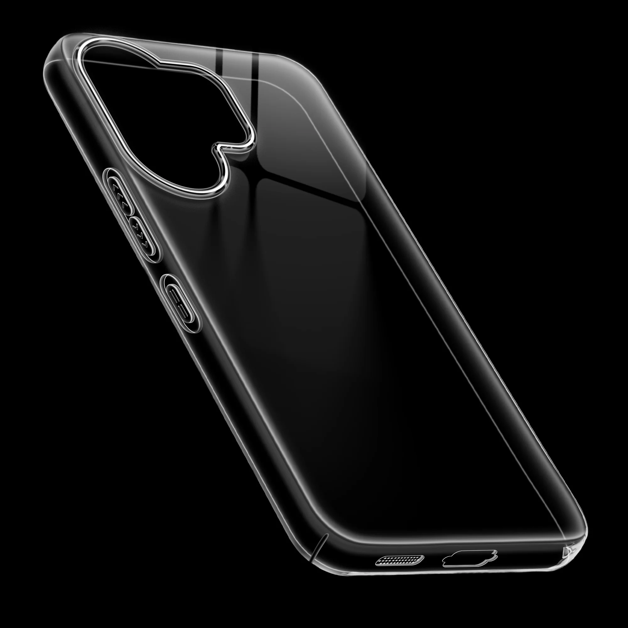 Crystal Clear Anti-Yellow Transparent Back Cover Case With Camera Ring Protection for Vivo V60e 5G - Image 11