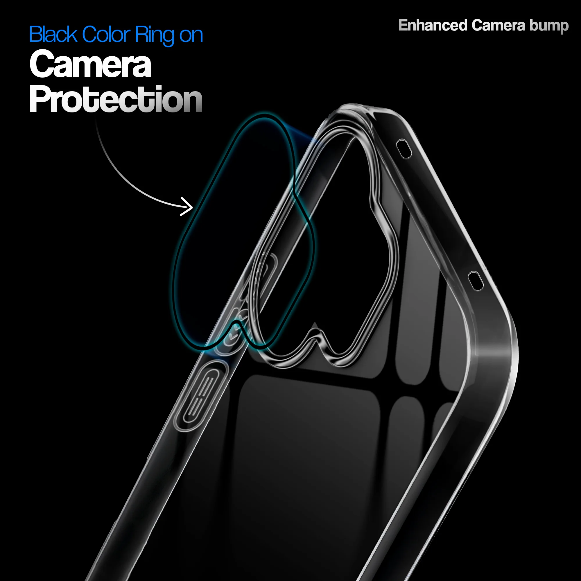 Crystal Clear Anti-Yellow Transparent Back Cover Case With Camera Ring Protection for Vivo V60e 5G - Image 21