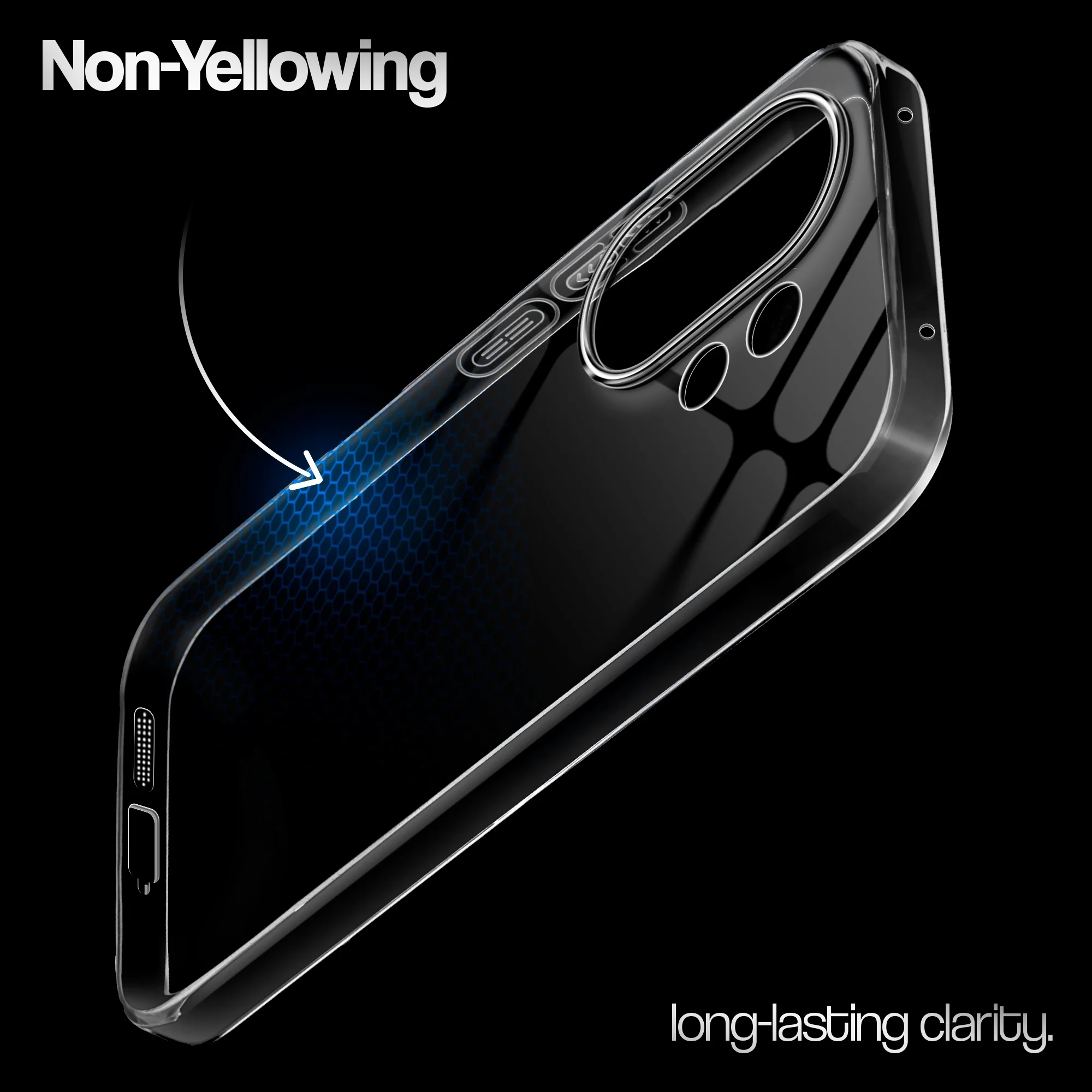Crystal Clear Anti-Yellow Transparent Back Cover Case With Camera Ring Protection for Vivo X200 FE 5G - Image 13