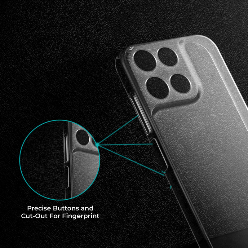 Crystal Clear Hard Anti-Yellow Transparent Back Cover Case For Motorola G57 Power 5G - Image 3