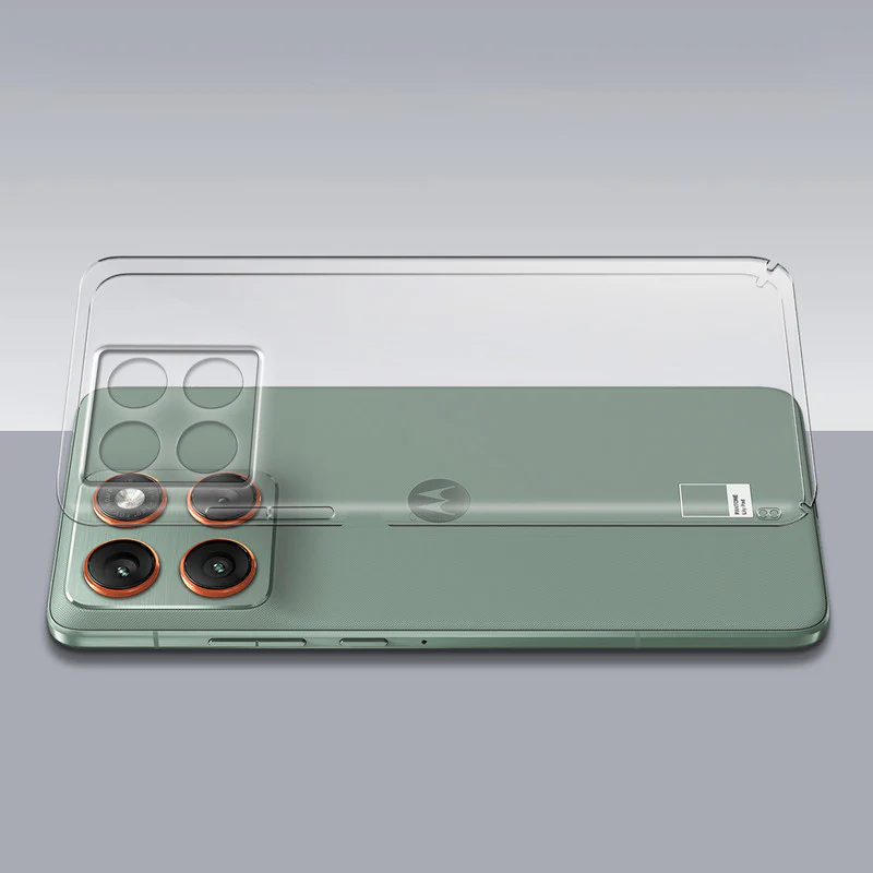 Crystal Clear Hard Anti-Yellow Transparent Back Cover Case For Motorola Moto Edge 70 5G - Image 6